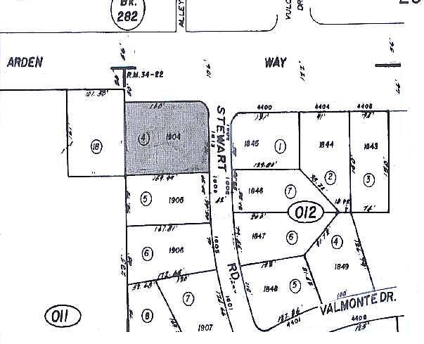 4360 Arden Way, Sacramento, CA for lease - Plat Map - Image 2 of 11