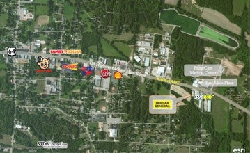 715 E Main St, Adamsville, TN - AERIAL map view