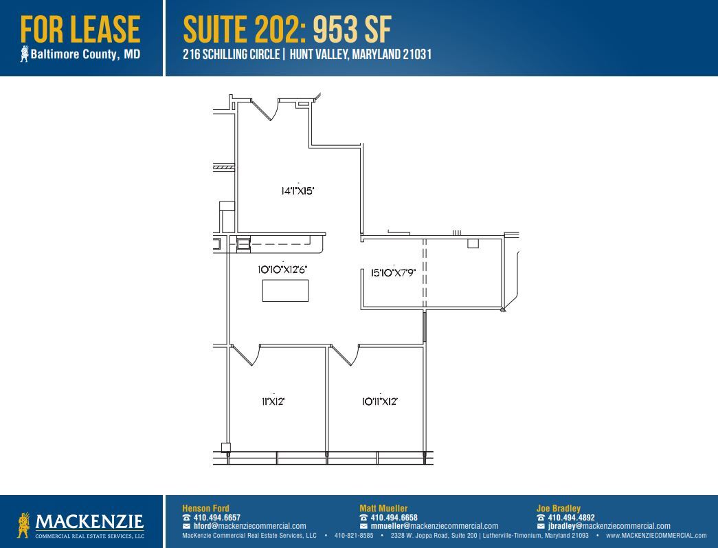 216 Schilling Cir, Hunt Valley, MD for lease Floor Plan- Image 1 of 1