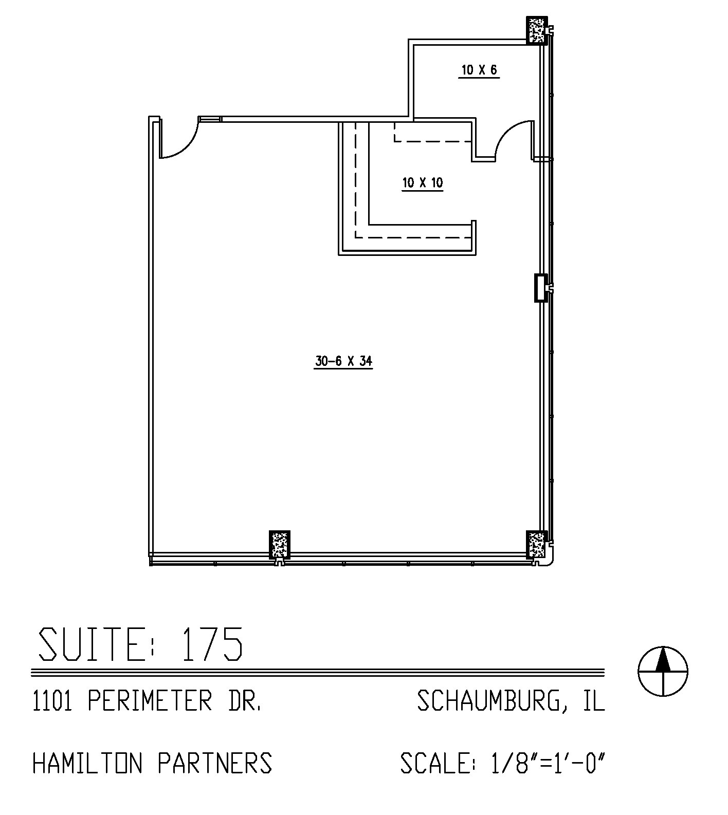 1101 Perimeter Dr, Schaumburg, IL for lease Floor Plan- Image 1 of 2