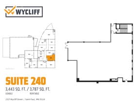 2327 Wycliff St, Saint Paul, MN for lease Floor Plan- Image 1 of 1
