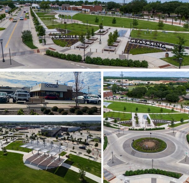 100-122 S Tarrant St, Crowley, TX for sale - Aerial - Image 1 of 1