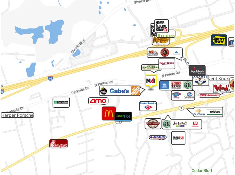 9301-9381 Kingston Pike, Knoxville, TN for lease Building Photo- Image 1 of 5