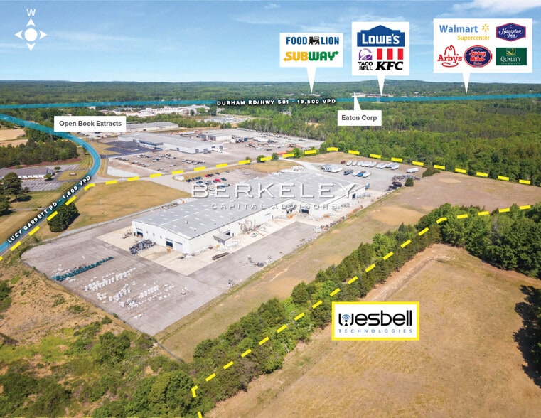 555 Lucy Garrett Rd, Roxboro, NC for sale - Building Photo - Image 2 of 19