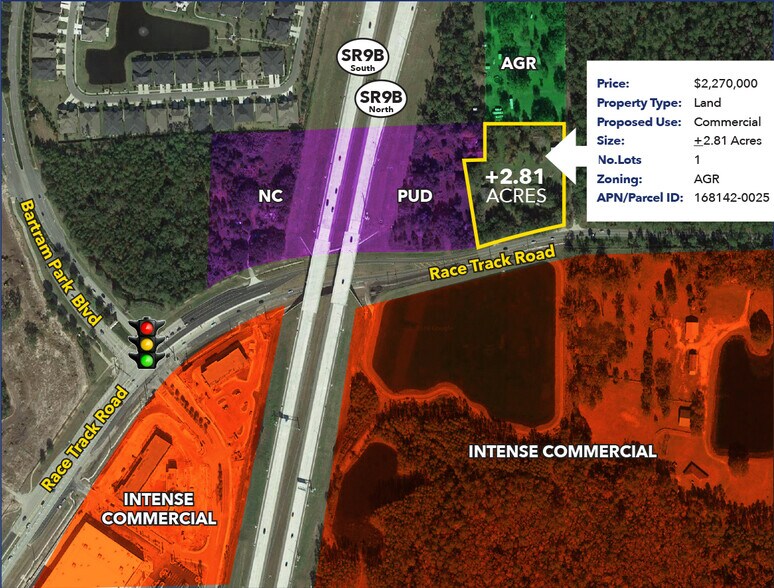 5237 Race Track Rd, Jacksonville, FL for sale - Waldoch Aerial Cover Photo - Image 1 of 4