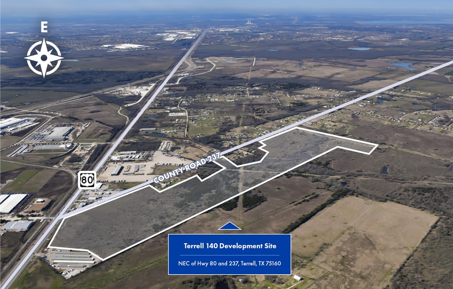 NEC of Highway 80, Terrell, TX for sale - Aerial - Image 1 of 3