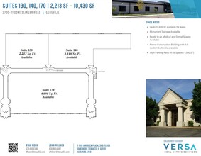 2800 Keslinger Rd, Geneva, IL for lease Floor Plan- Image 2 of 2