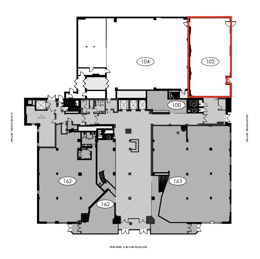 1425 Boul René-Lévesque O, Montréal, QC for lease Floor Plan- Image 1 of 1