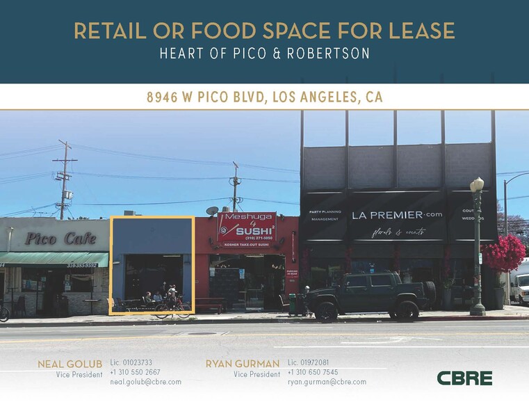 8946-8948 W Pico Blvd, Los Angeles, CA for lease - Building Photo - Image 1 of 8