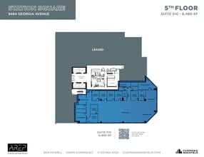 1100 Wayne Ave, Silver Spring, MD for lease Floor Plan- Image 2 of 2