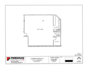 27177 Lahser Rd, Southfield, MI for lease Floor Plan- Image 2 of 2