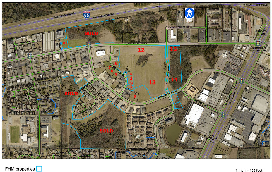 Carmichael Rd/ Woodmere Blvd/ Central Parkway, Montgomery, AL for sale - Building Photo - Image 2 of 4