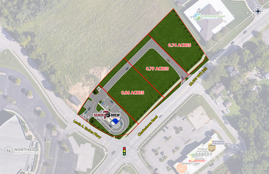 Charlestown Road, New Albany, IN for lease - Site Plan - Image 2 of 4