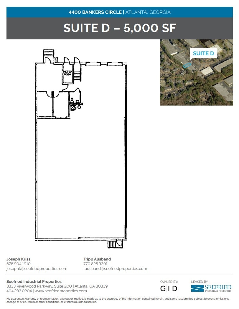 4400 Bankers Cir, Atlanta, GA for lease Floor Plan- Image 1 of 2