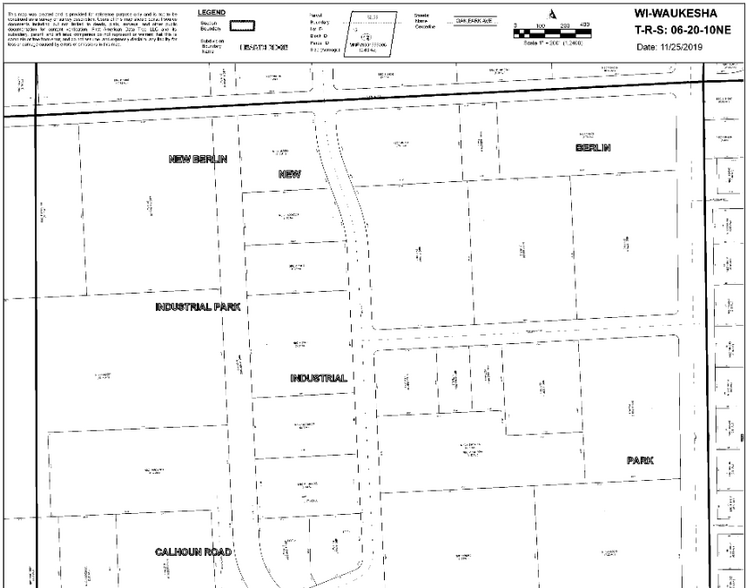 16600 W Glendale Dr, New Berlin, WI for lease - Plat Map - Image 3 of 7