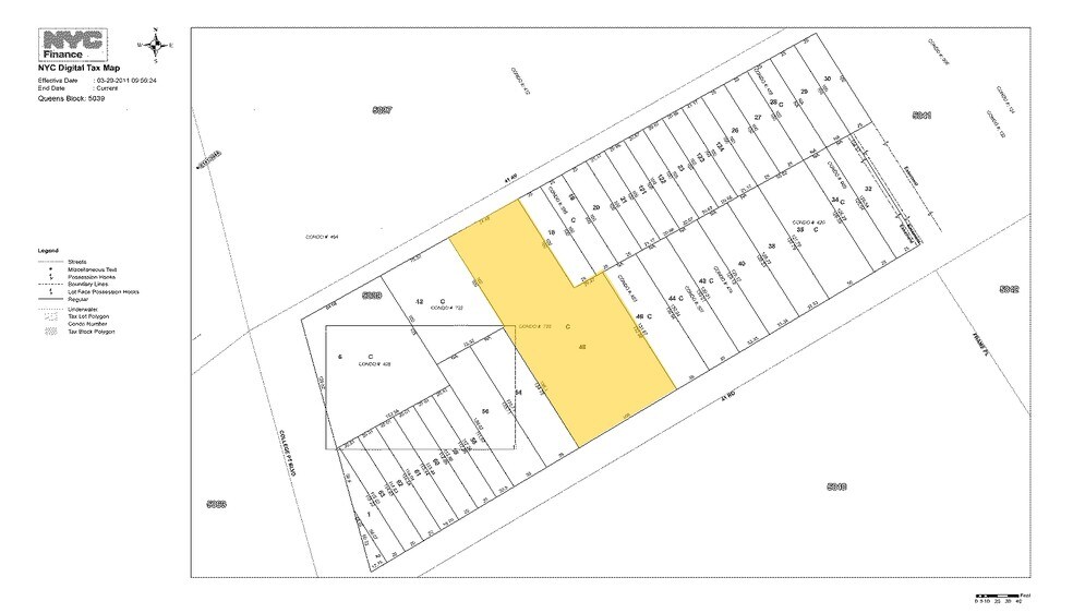 132-35 41st Rd, Flushing, NY for sale - Plat Map - Image 1 of 1