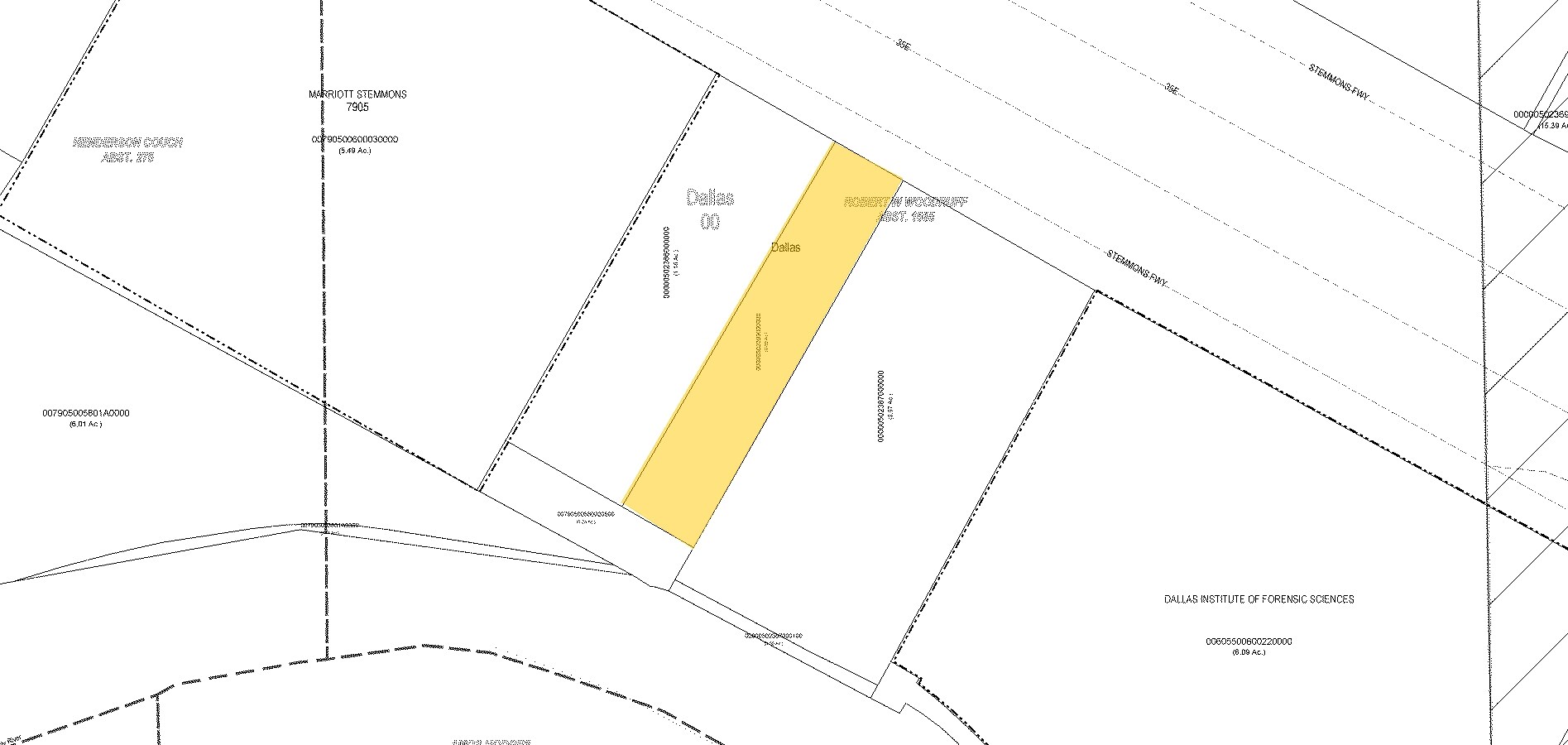 2461 Stemmons Fwy N, Dallas, TX for sale Plat Map- Image 1 of 1