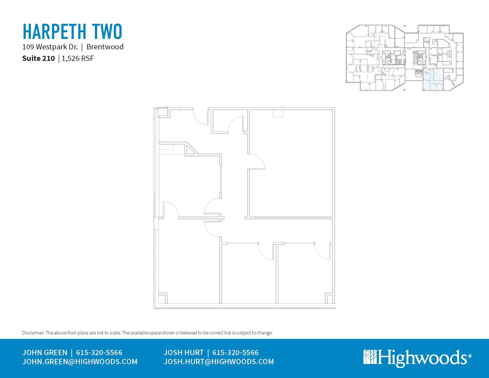 109 Westpark Dr, Brentwood, TN for lease Floor Plan- Image 1 of 1