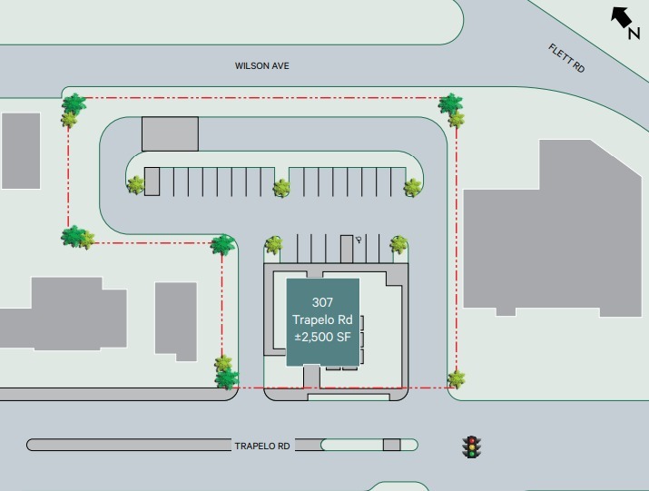 307 Trapelo Rd, Belmont, MA for lease - Site Plan - Image 2 of 3