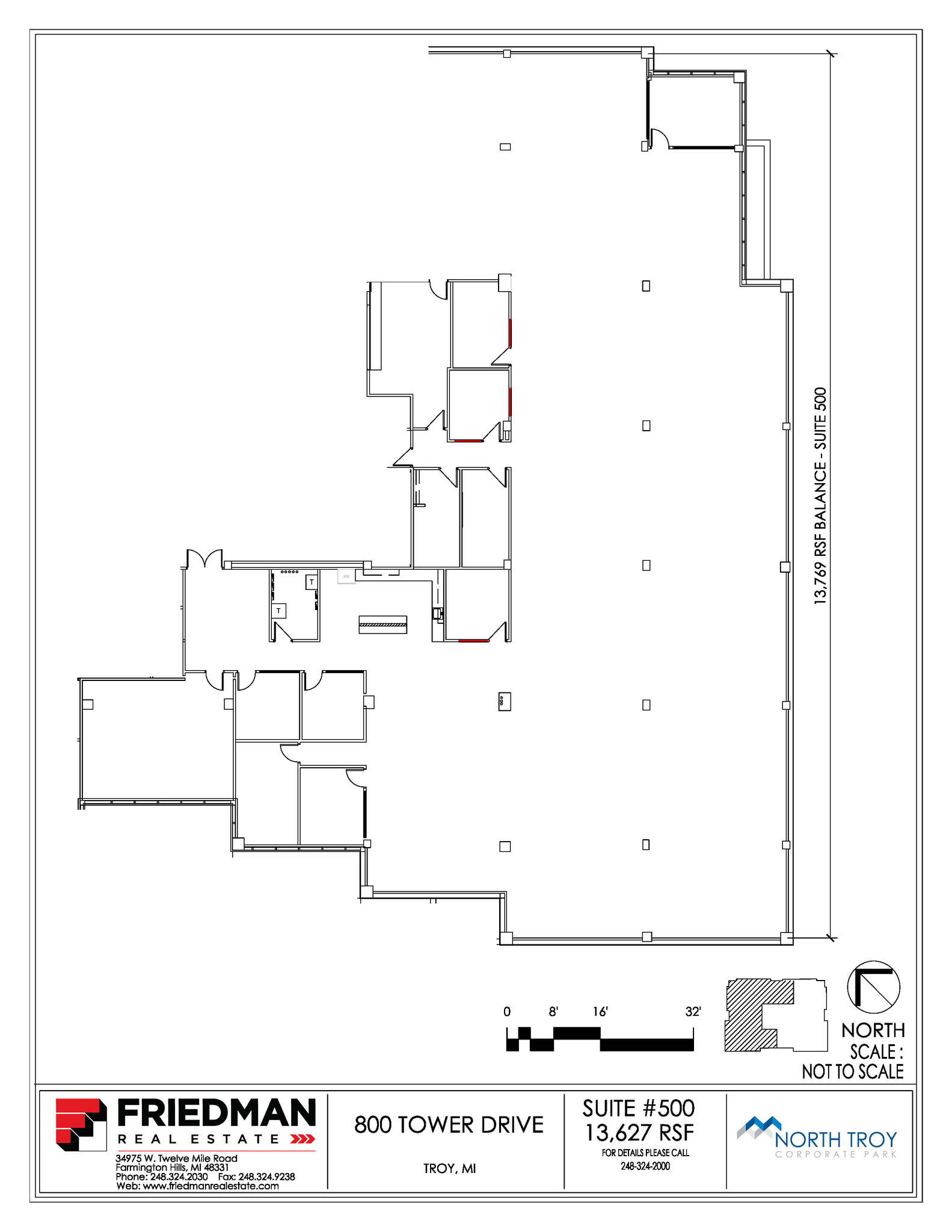 800 Tower Dr, Troy, MI for lease Floor Plan- Image 1 of 1