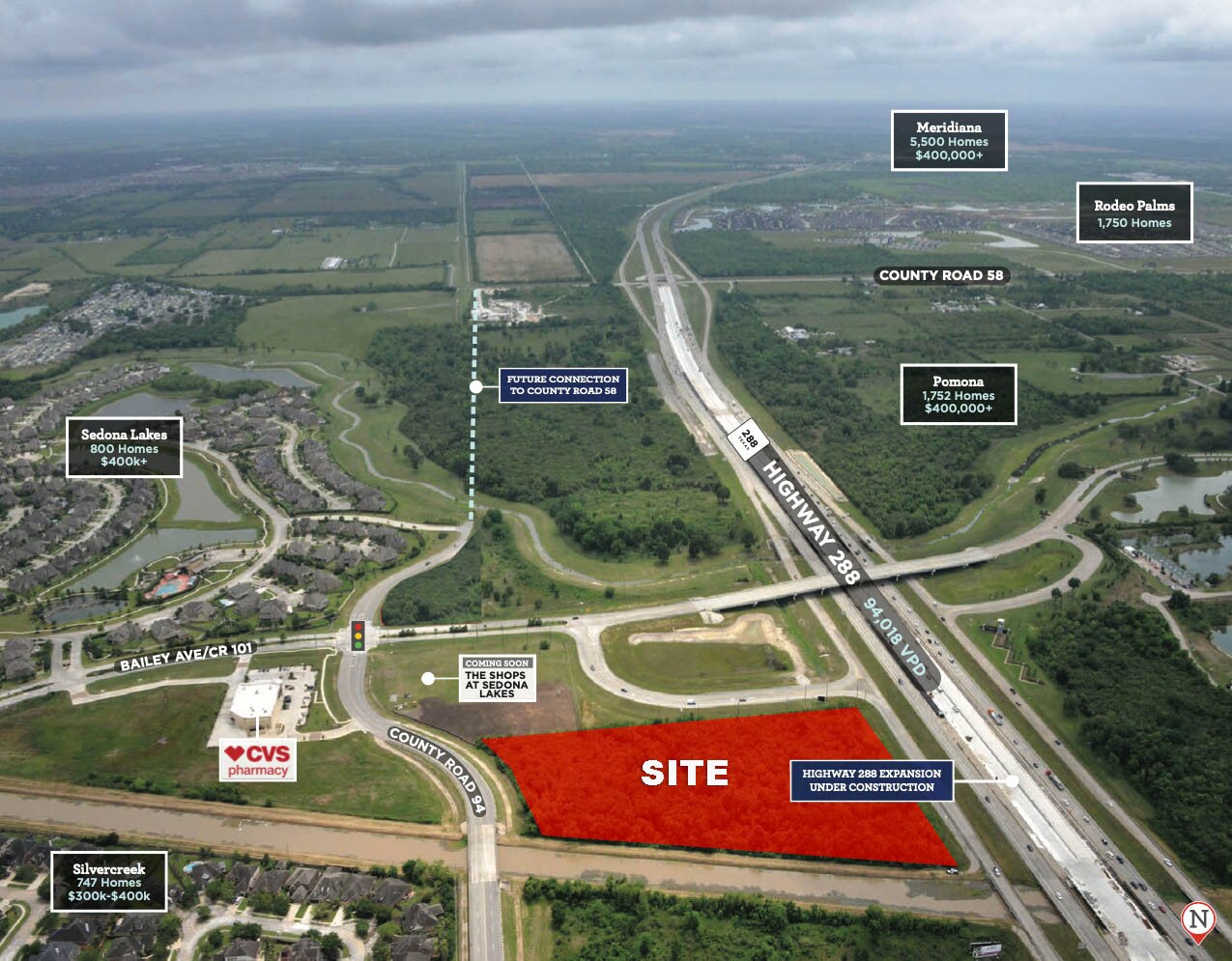 Highway 288, Manvel, TX for sale Primary Photo- Image 1 of 1