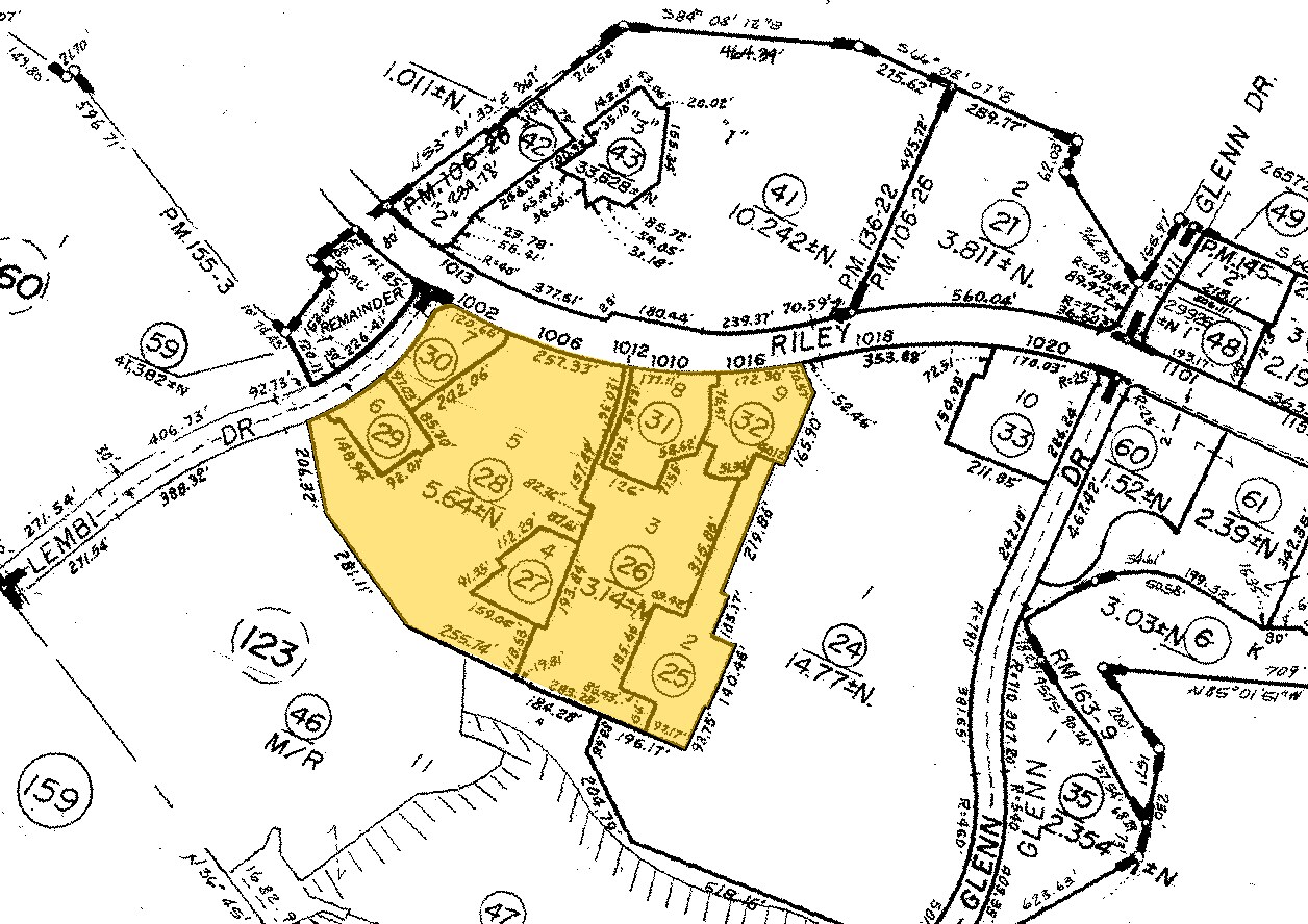 1002-1014 Riley St, Folsom, CA for sale Plat Map- Image 1 of 1