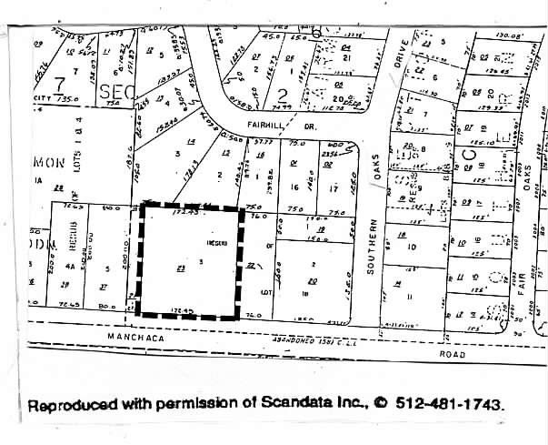 5312-5320 Manchaca Rd, Austin, TX for lease - Plat Map - Image 2 of 14