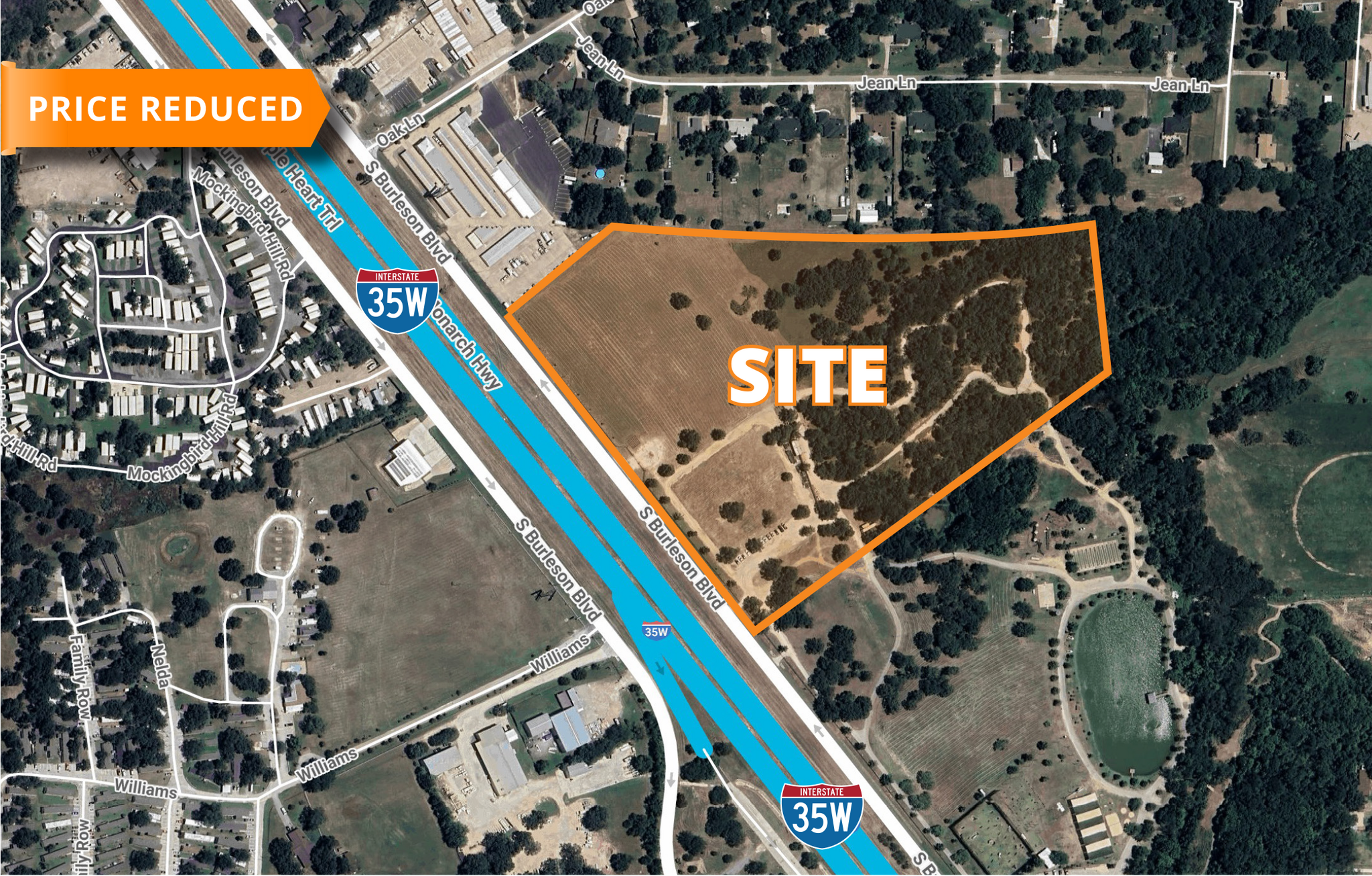 2165 S Burleson Blvd, Burleson, TX for sale Aerial- Image 1 of 3