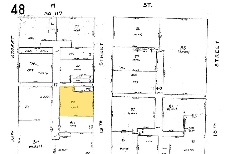 1120 19th St NW, Washington, DC for lease - Plat Map - Image 2 of 7