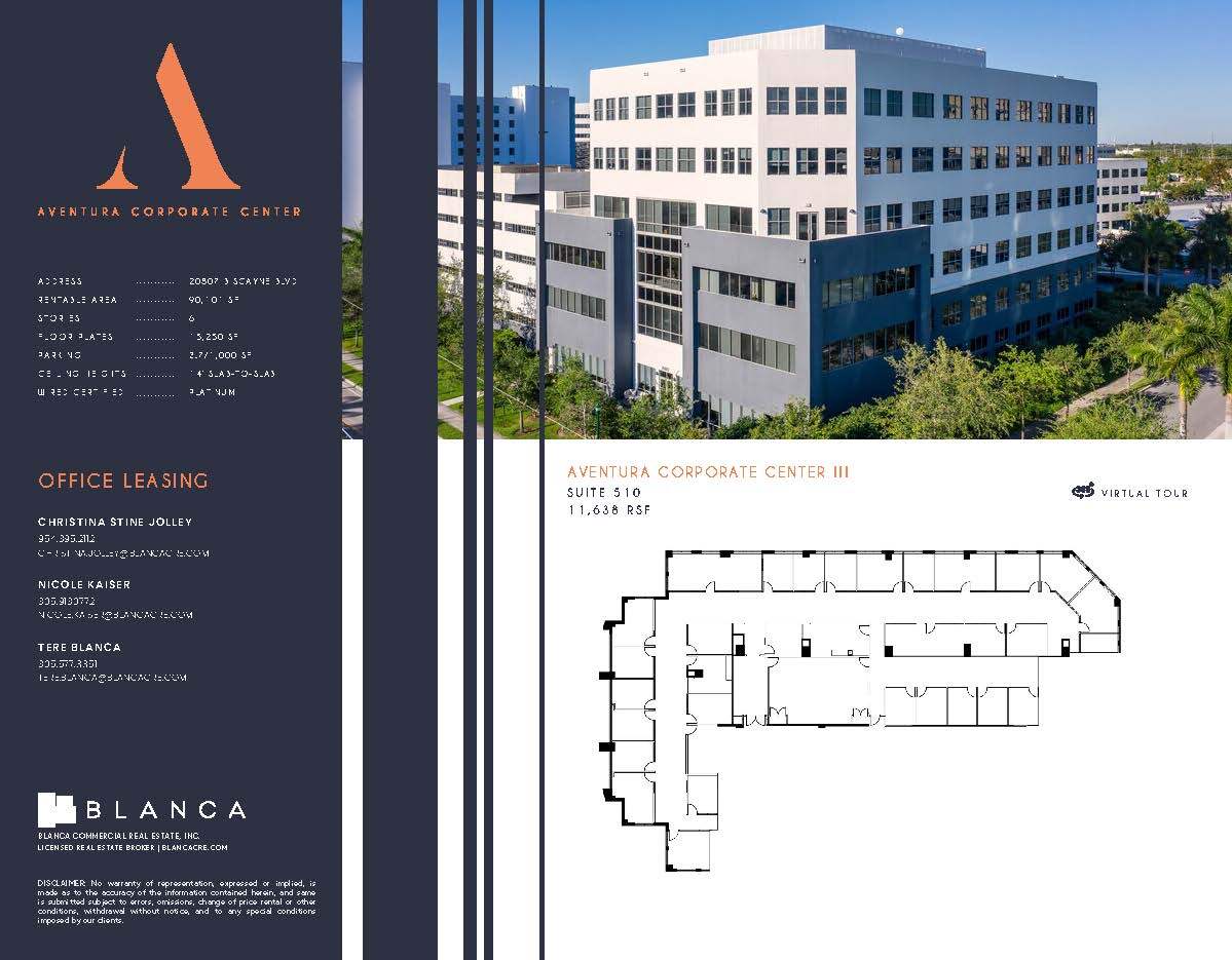 20801-20807 Biscayne Blvd, Aventura, FL for lease Floor Plan- Image 1 of 1