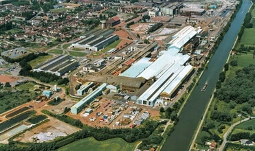 Isbergues - AERIAL map view