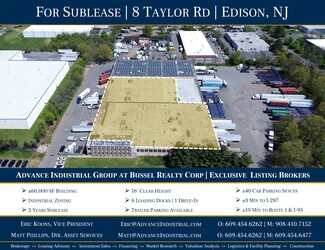 More details for 8 Taylor Rd, Edison, NJ - Industrial for Lease