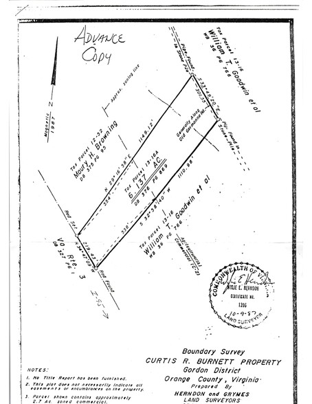 00 Germanna Hwy, Locust Grove, VA for sale - Site Plan - Image 2 of 2