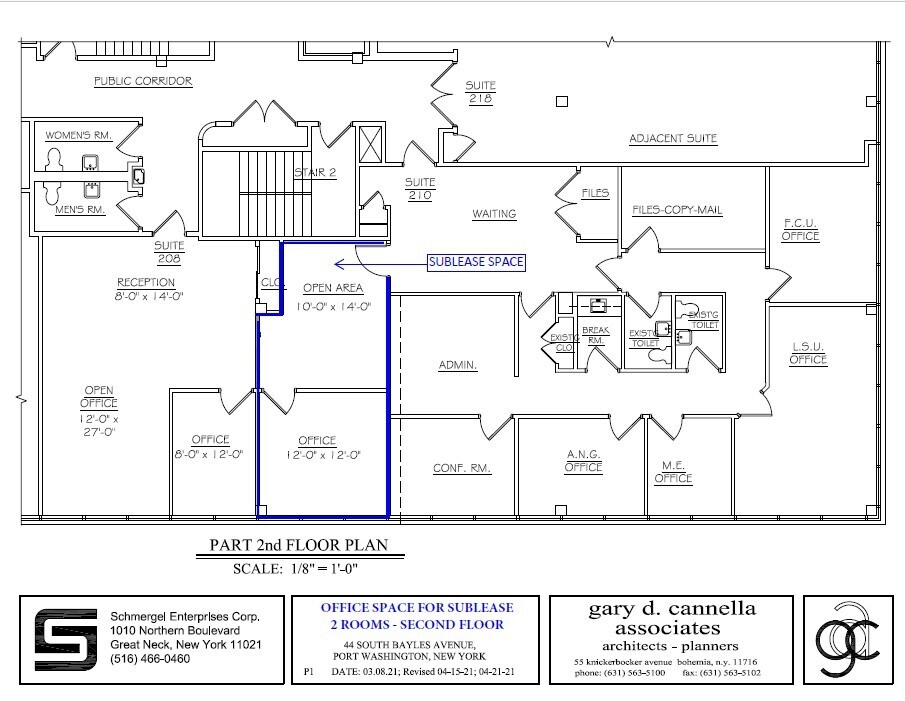 44 S Bayles Ave, Port Washington, NY for lease Floor Plan- Image 1 of 2