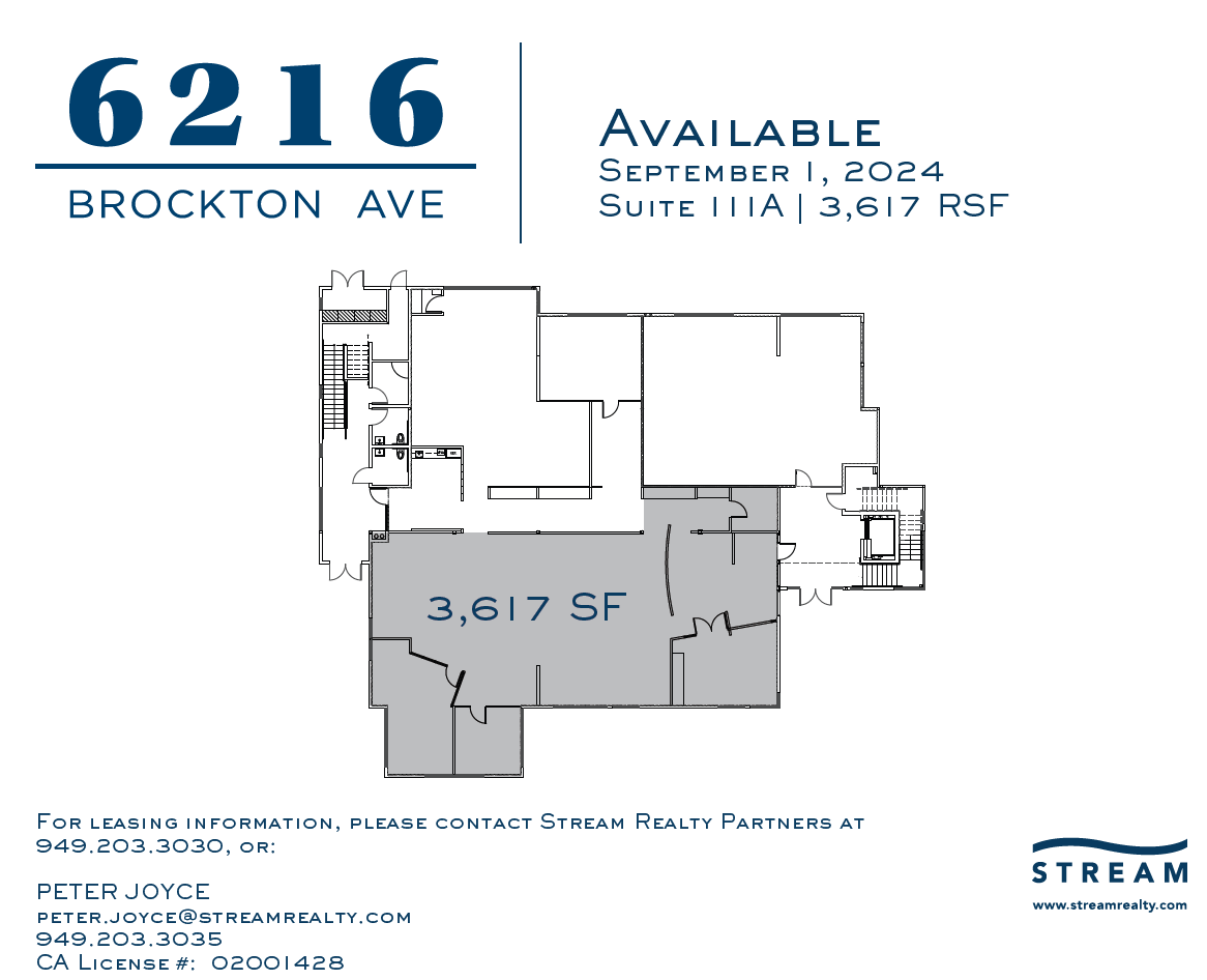 6216 Brockton Ave, Riverside, CA for lease Floor Plan- Image 1 of 1