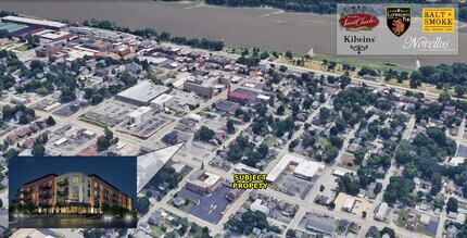 413-424 5th St, Saint Charles, MO - AERIAL  map view