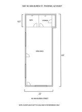 1805 W Van Buren St, Phoenix, AZ for lease Floor Plan- Image 2 of 4