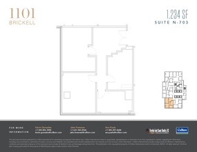 1101 Brickell Ave, Miami, FL for lease Floor Plan- Image 1 of 1