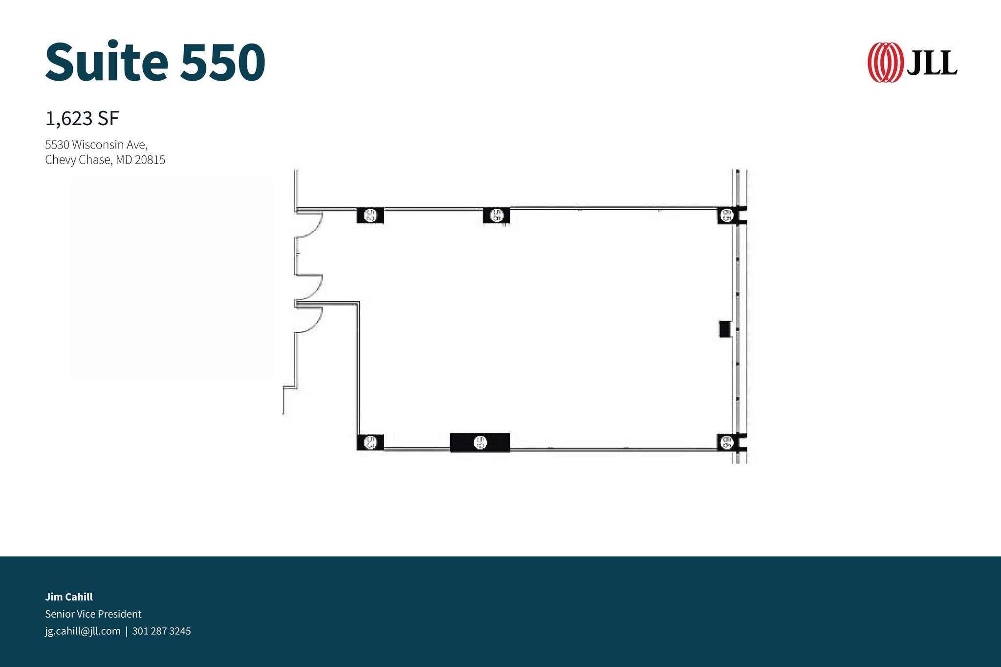 5530 Wisconsin Ave, Chevy Chase, MD for lease Floor Plan- Image 1 of 1