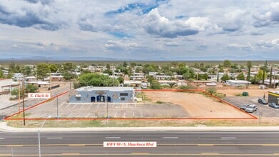 290-292 N Huachuca Blvd, Huachuca City, AZ - AERIAL map view - Image1