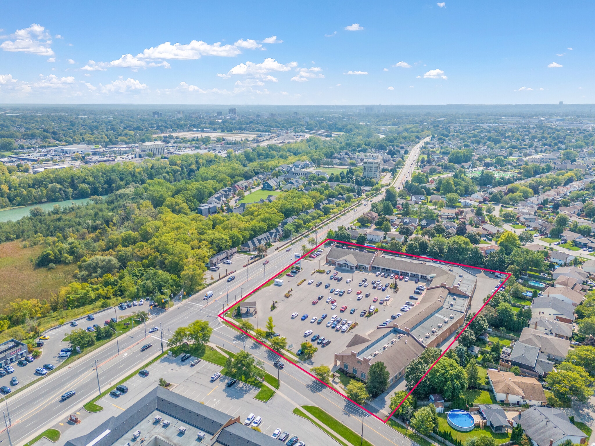 211 Martindale Rd, St Catharines, ON for lease Aerial- Image 1 of 13