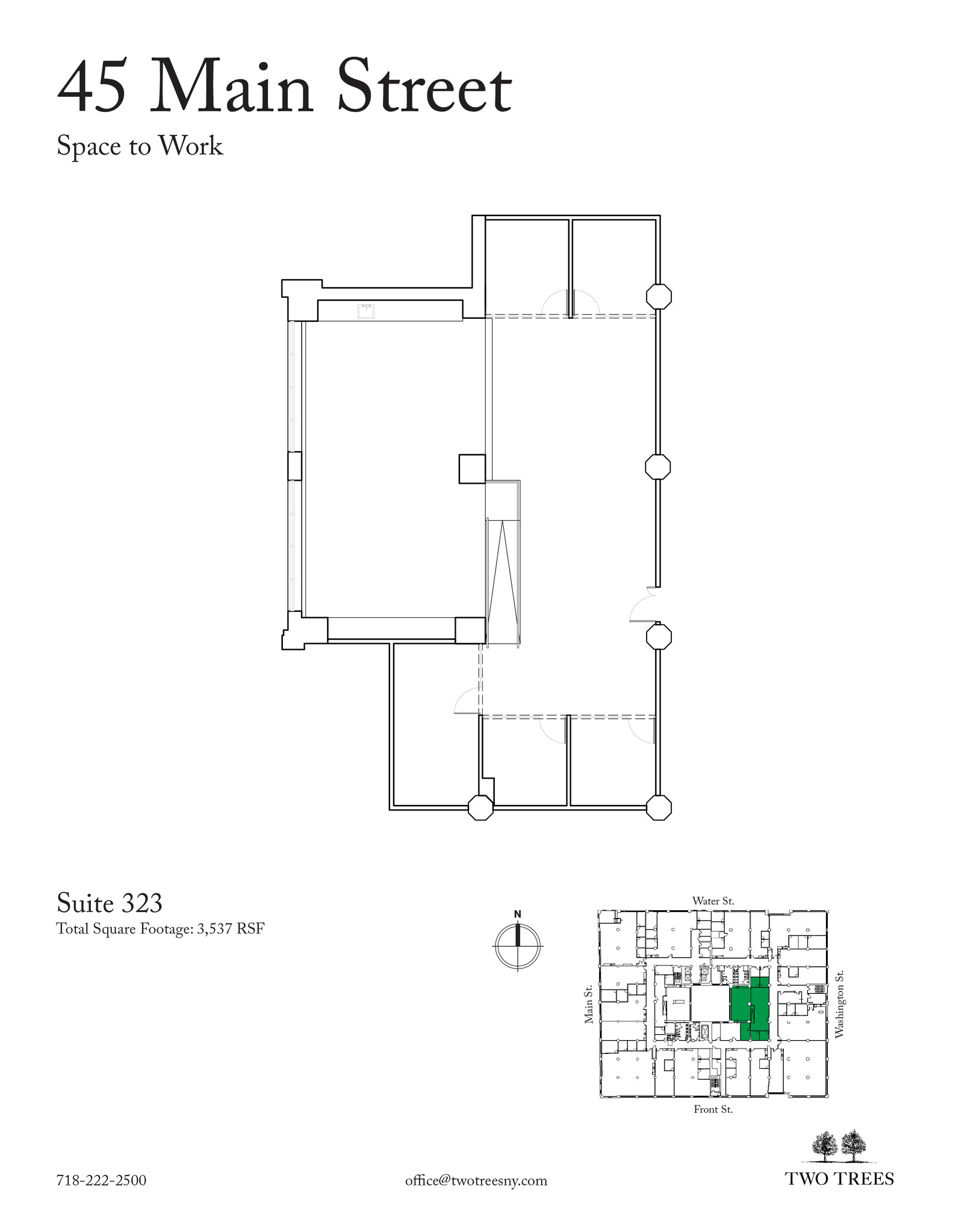 45 Main St, Brooklyn, NY for lease Floor Plan- Image 1 of 9