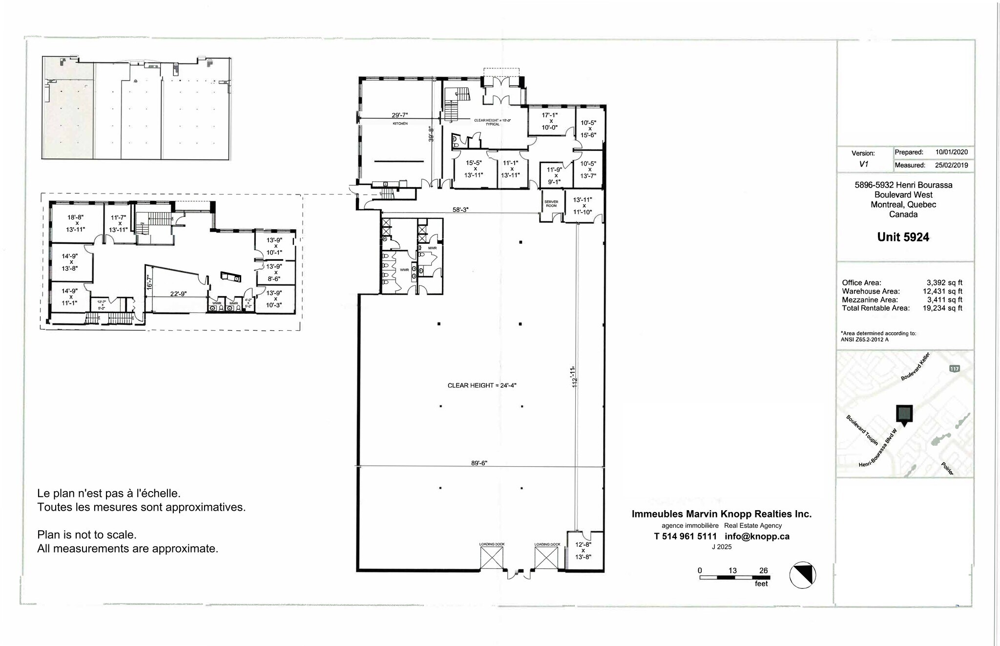 5896-5932 Boul Henri-Bourassa O, Montréal, QC for lease Site Plan- Image 1 of 16