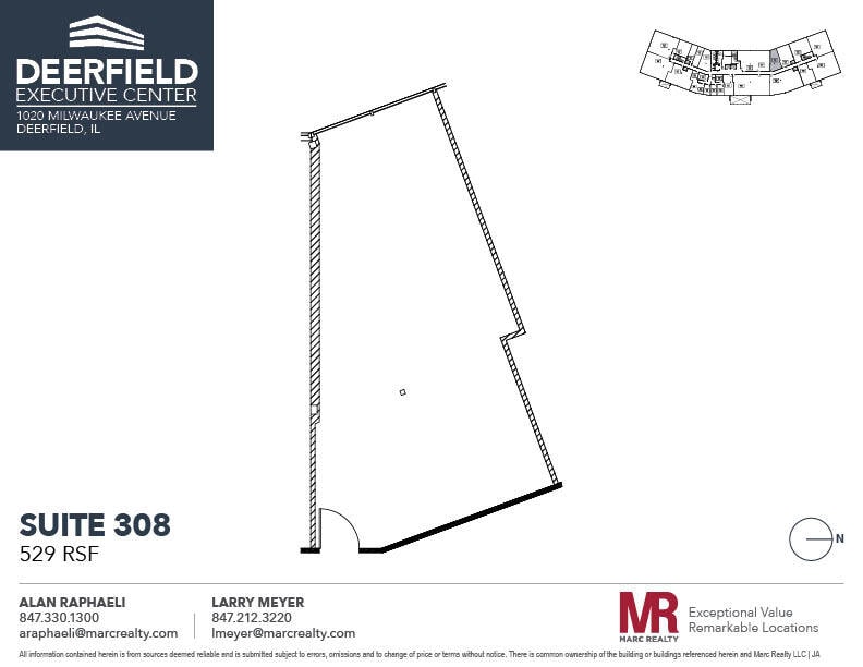 1020 Milwaukee Ave, Deerfield, IL for lease Floor Plan- Image 1 of 1
