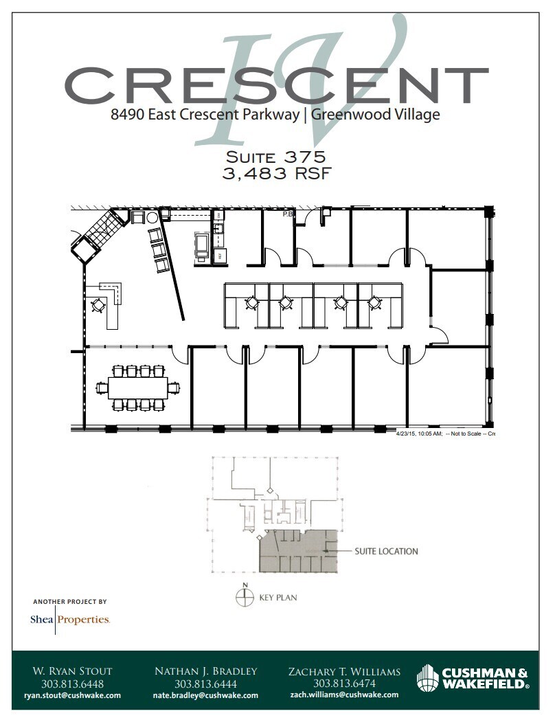 8490 E Crescent Pky, Greenwood Village, CO for lease Floor Plan- Image 1 of 1