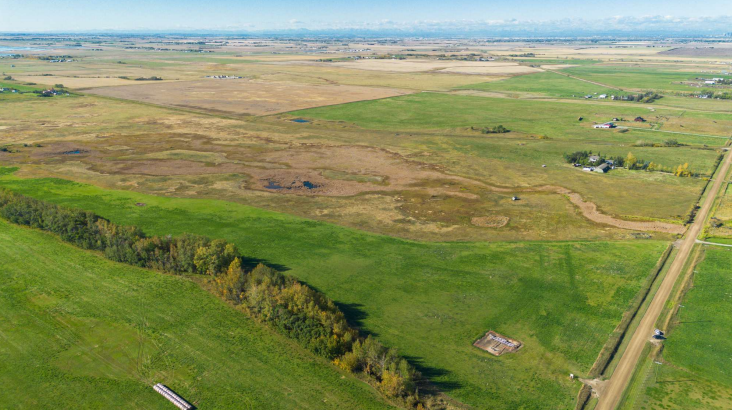 Township Road 244, Rocky View No 44, AB for sale Aerial- Image 1 of 2