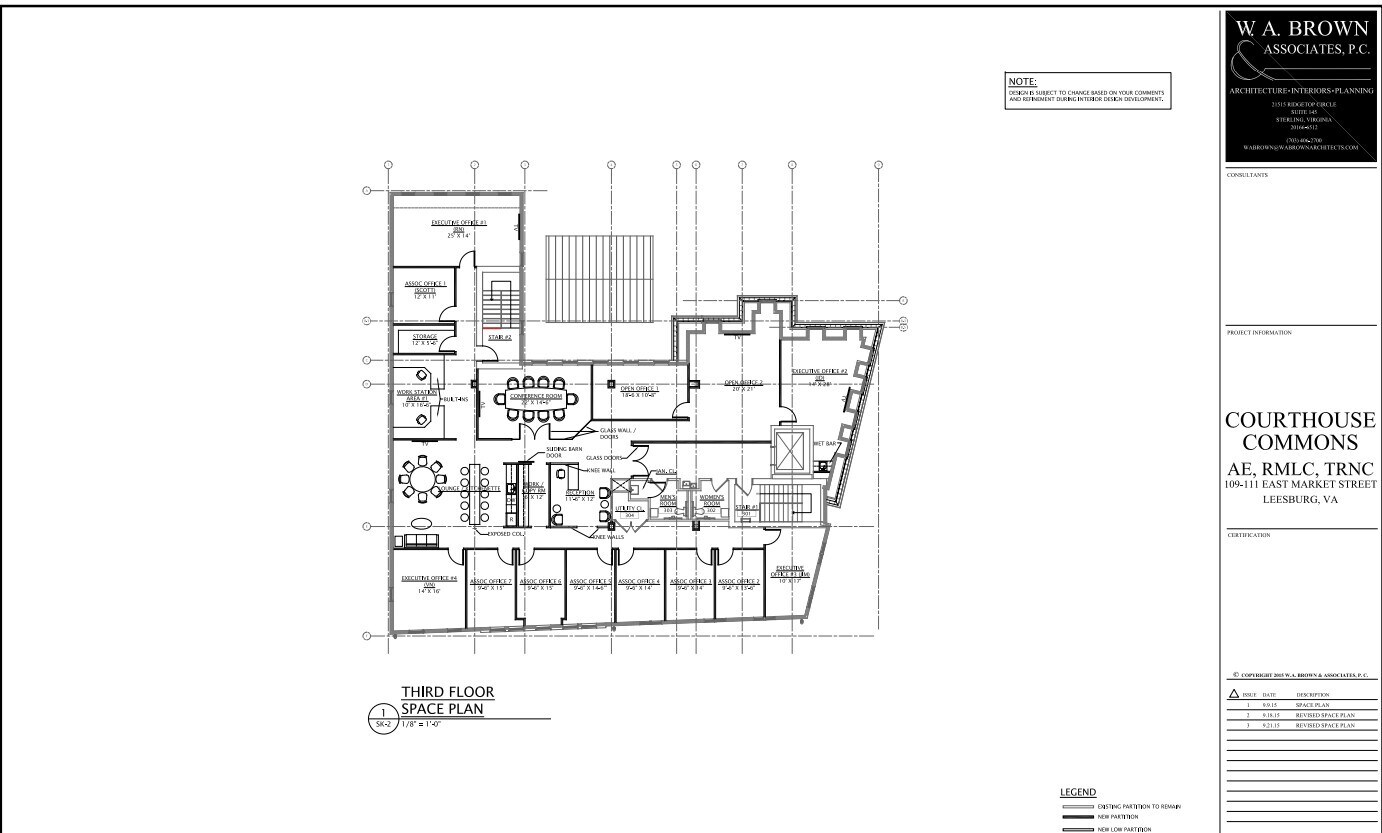 111-113 E Market St, Leesburg, VA for lease Floor Plan- Image 1 of 8