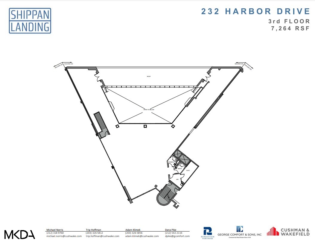 208 Harbor Dr, Stamford, CT for lease Floor Plan- Image 1 of 1