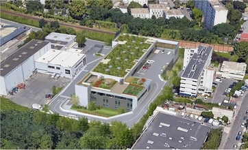 Bobigny, SSD - AERIAL  map view