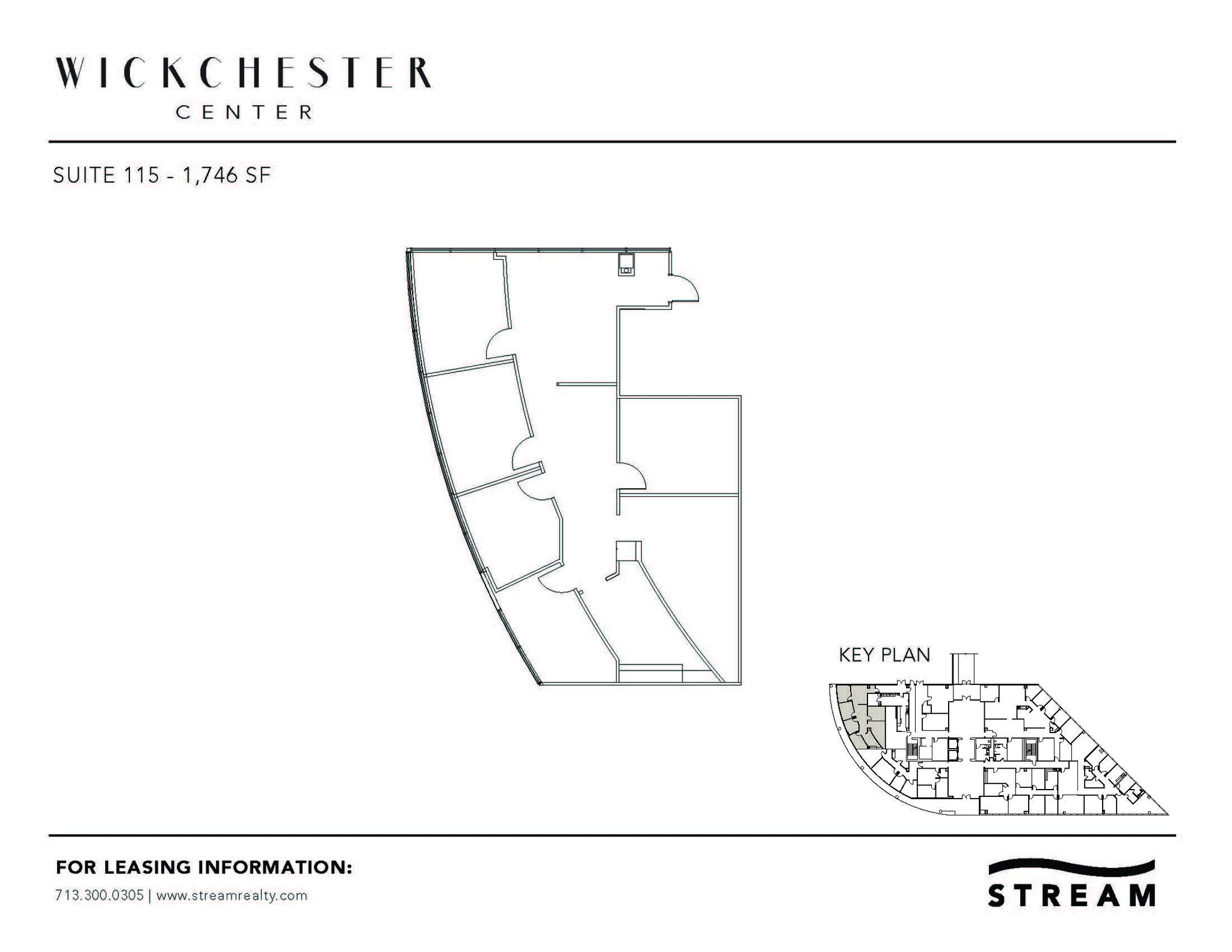 12012 Wickchester Ln, Houston, TX for lease Floor Plan- Image 1 of 1